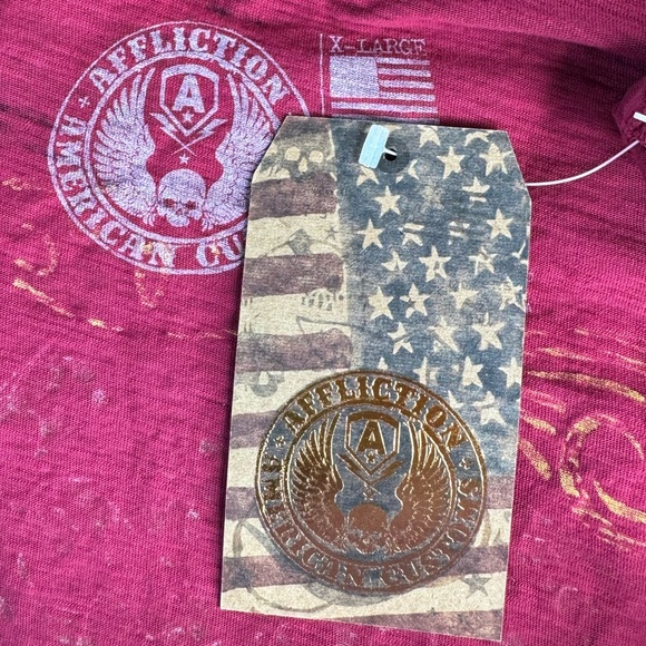 Affliction American Customs Men's Short Sleeve Graphic T-shirt -Size:XL/2XL- NWT - Picture 9 of 10